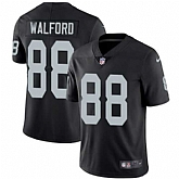 Nike Oakland Raiders #88 Clive Walford Black Team Color NFL Vapor Untouchable Limited Jersey,baseball caps,new era cap wholesale,wholesale hats